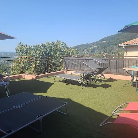 De 1 A 6 Avec Terrasse Solarium, Vue Panoramique Et Parking Gratuit Lejlighed Grasse Eksteriør billede