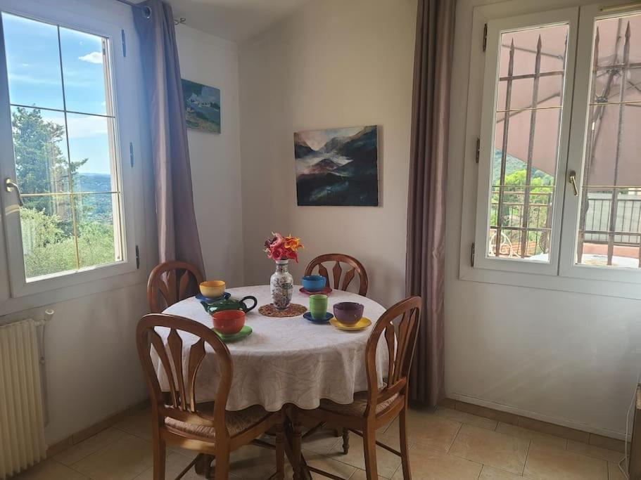 De 1 A 6 Avec Terrasse Solarium, Vue Panoramique Et Parking Gratuit Lejlighed Grasse Eksteriør billede