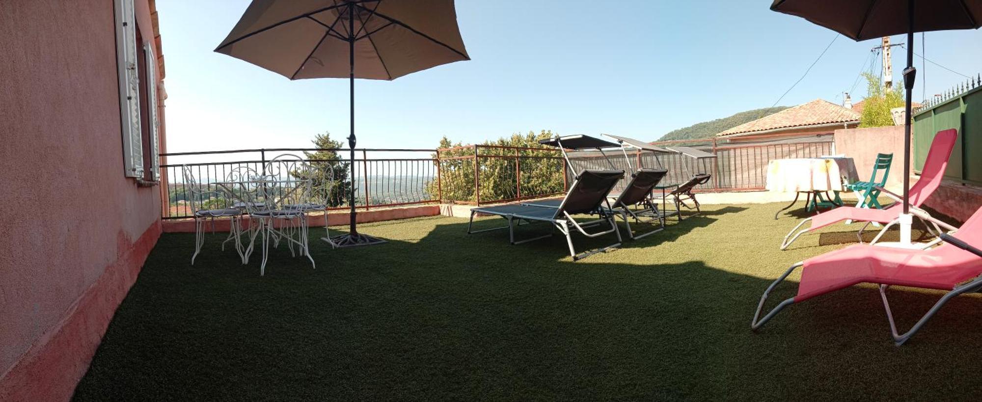 De 1 A 6 Avec Terrasse Solarium, Vue Panoramique Et Parking Gratuit Lejlighed Grasse Eksteriør billede